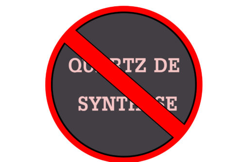 Quartz de synthèse dangereux