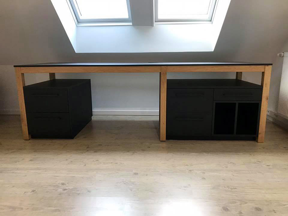 Meubles sur mesure : Bureau en Fenix